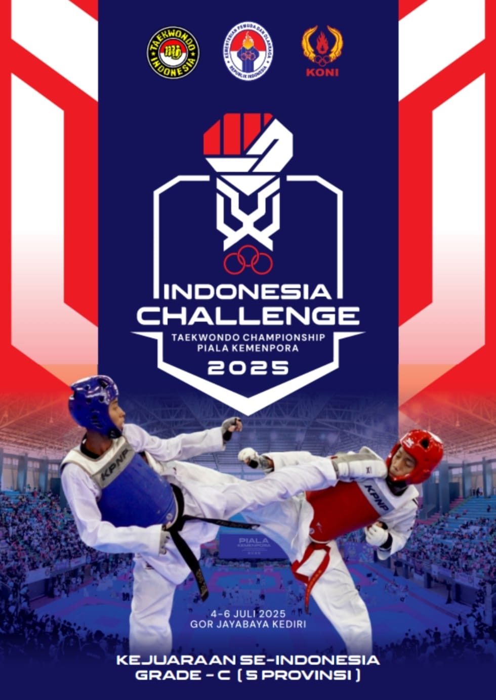 Ajang Pertarungan Prestasi Taekwondo di Tanah Air Taekwondo Indonesia Dojang nganjuk
