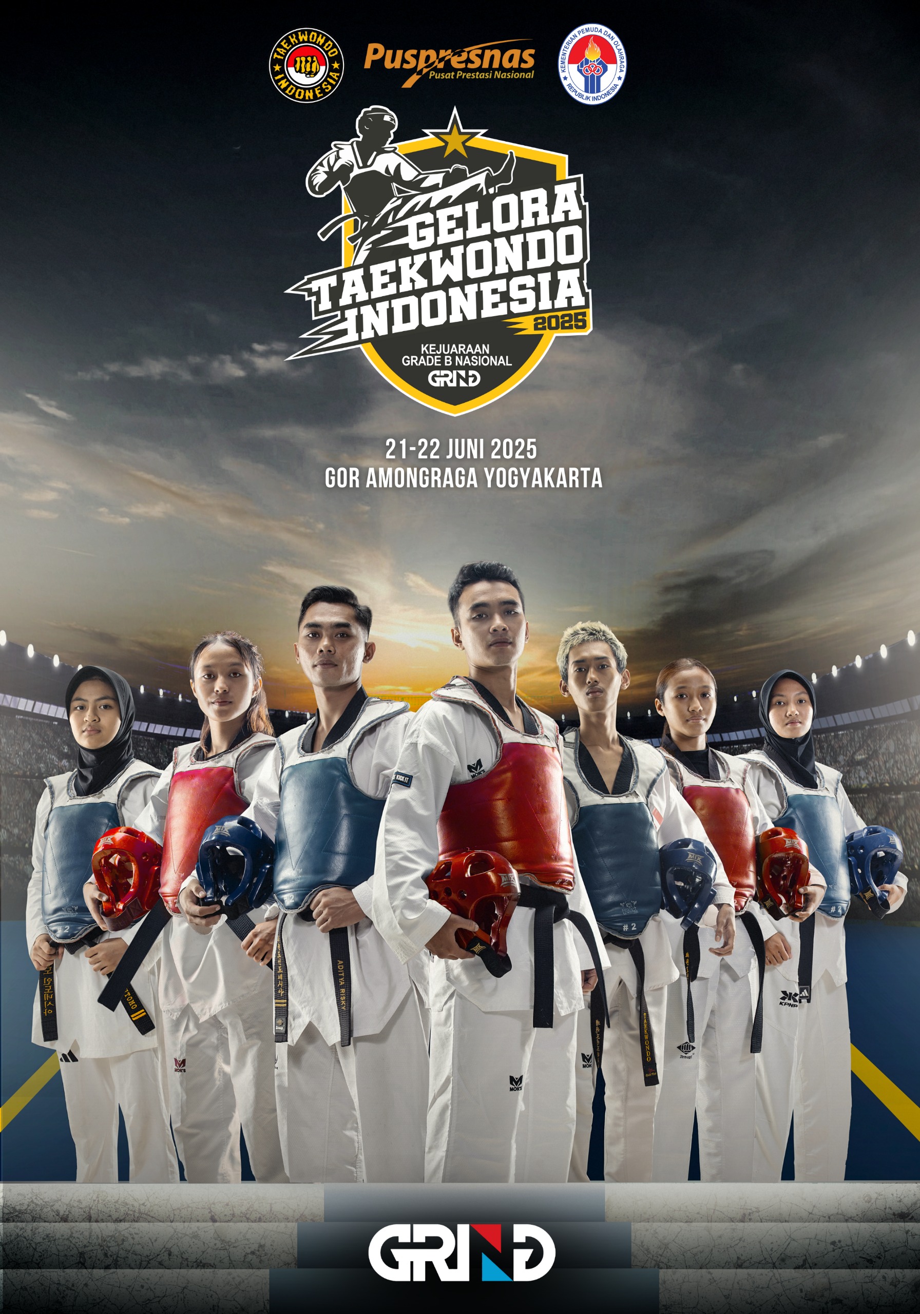 Panggung Juara Taekwondo Indonesia Taekwondo Indonesia Dojang nganjuk